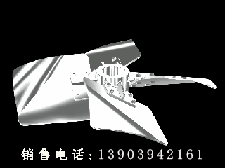 四叶螺旋桨式搅拌器