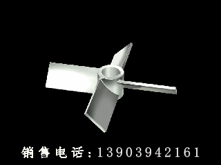 四斜叶开启涡轮式搅拌器
